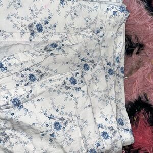 Floral Blue and White Bedding